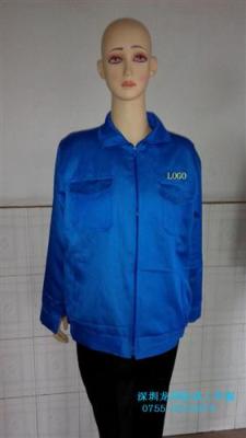 龍崗長袖工作服套裝工衣勞保服廠服定做工裝