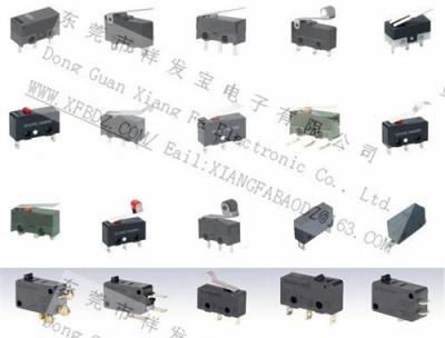按钮式微动开关/带灯微动开关/双微动开关