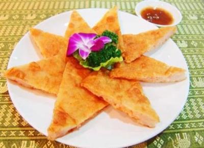 泰国风味食材 泰式餐厅料理食材月亮虾饼