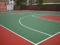 龙岗做篮球场地坪及修补翻新 硅胶pu地坪