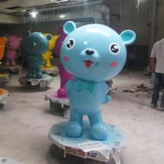 北京小熊雕塑玻璃钢小熊雕塑厂家