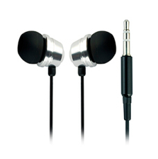 供应活塞金属银色耳机新款耳塞式直插型手机