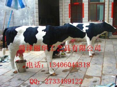 定做大型動物模型仿真奶牛標本影視拍攝道具