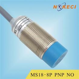 供应诺克仕MS18-8P接近开关电感式 三线常开