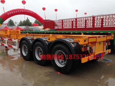 集裝箱運(yùn)輸半掛車(chē) 骨架車(chē) 集裝箱平板車(chē)
