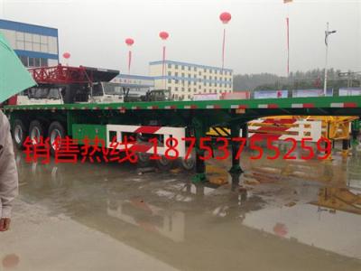 集裝箱運(yùn)輸半掛車(chē) 骨架車(chē) 集裝箱平板車(chē)