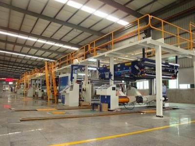 高自动化2500重型多功能瓦楞纸板生产线