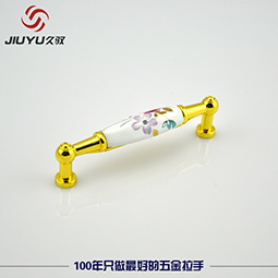 優(yōu)質印花陶瓷拉手家具門窗把手久馭C24186