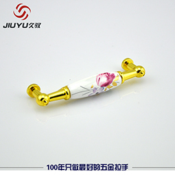 優(yōu)質印花陶瓷拉手家具門窗把手久馭C24186