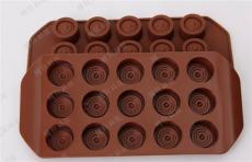 15连圆形便便形状 创意硅胶蛋糕巧克力冰格