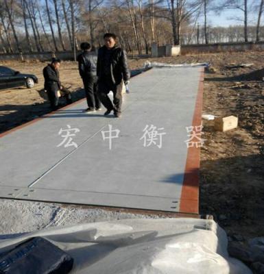 天津工地上使用100噸汽車衡