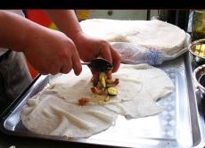 芙蓉蛋卷饼制作 芙蓉蛋卷素海螺做法