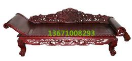 原木实木榻 红木雕刻床 北京中式罗汉床 红