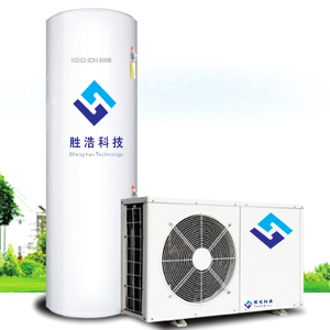湖北區(qū)域空氣能熱水器圓形分體機白色