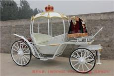 河南欧典皇马2015新款白色红皇冠公主马车