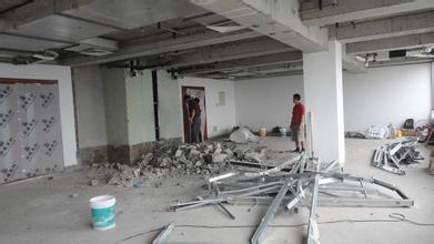 上海拆除装潢材料 室内拆除到毛坯房还原