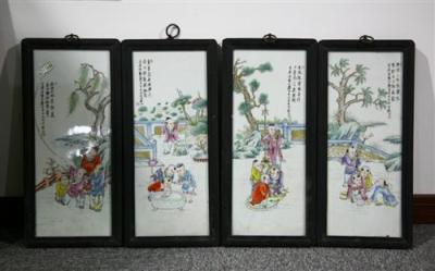 瓷板画 市场 鉴定 价格 瓷板画走香港的拍卖